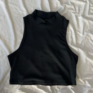 Black crop top